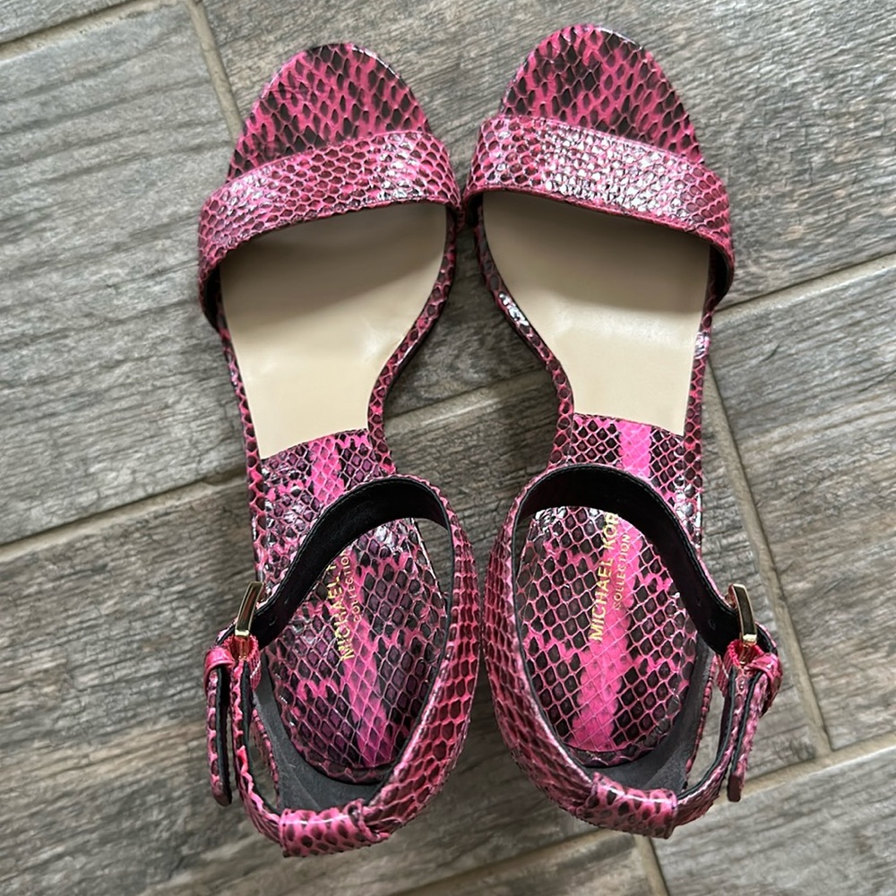 Michael Kors Luxury Collection Python Embossed Le… - image 2